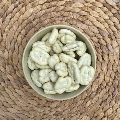 Noix de pécan chocolat blanc 250 grammes